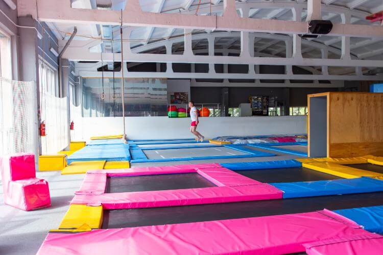 trampoline park manufacturers Cardiff CF10 1